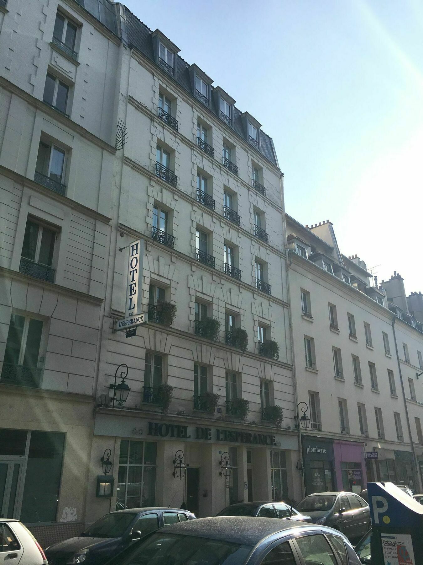 Hotel de L'Esperance París Exterior foto